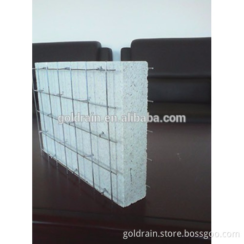 Perlite Acoustic Panel Partition Wall with Wire Mesh